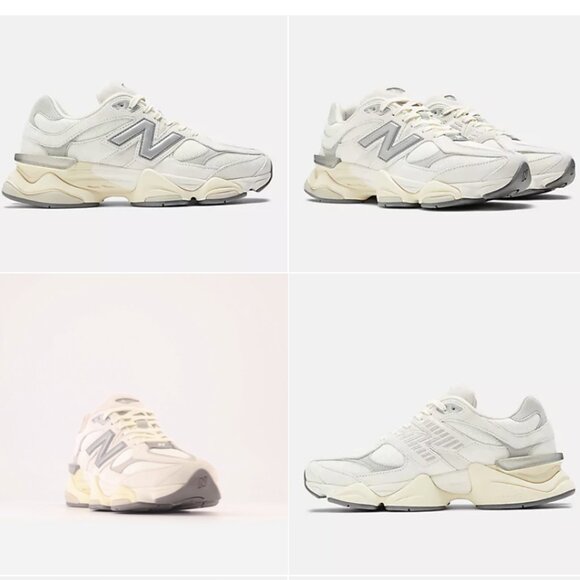 New Balance - Men's Sneakers in 9060 (White Grey) - Picture 3 of 5